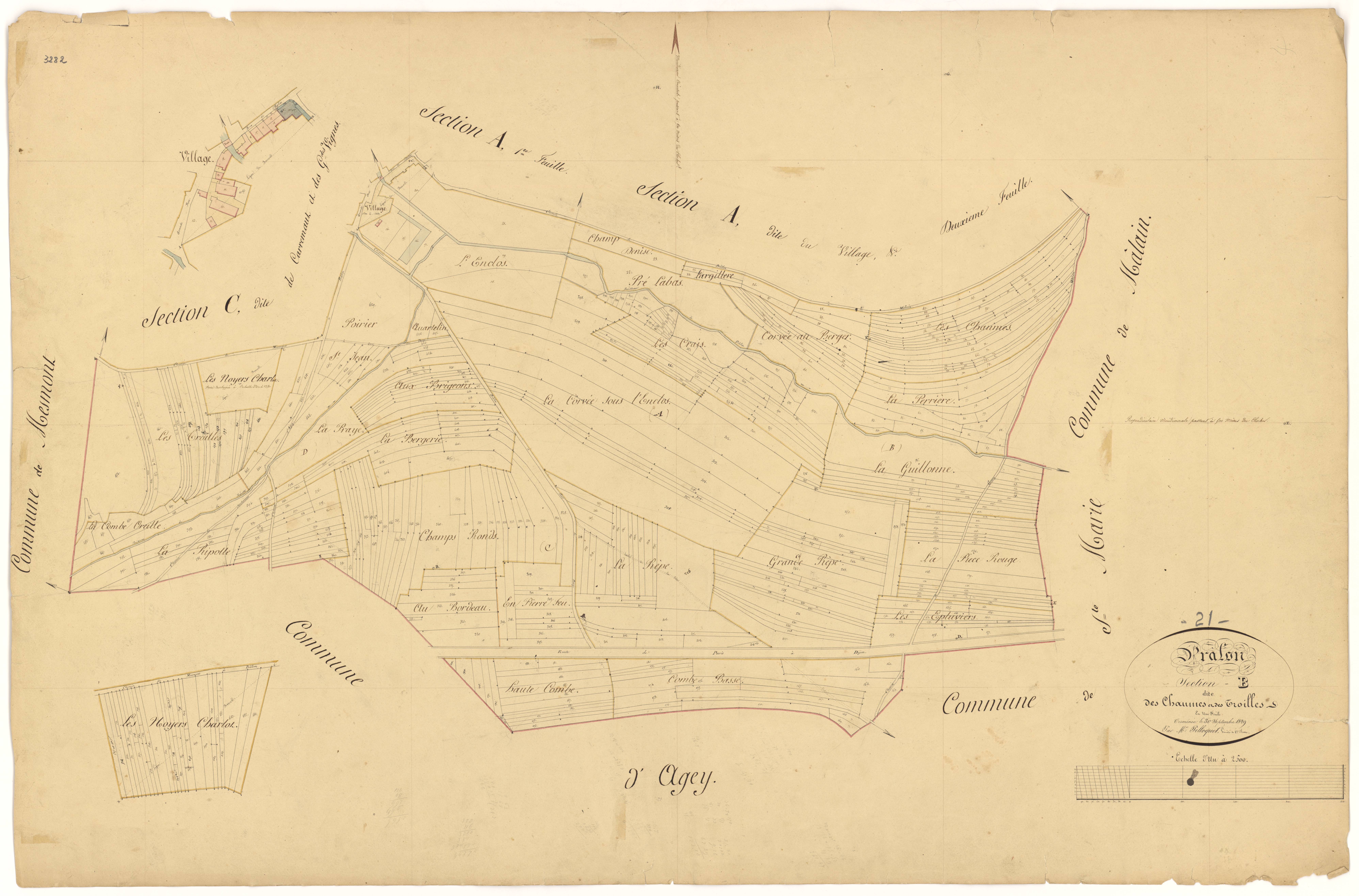Prâlon - Section B - 3 P PLAN 504/4