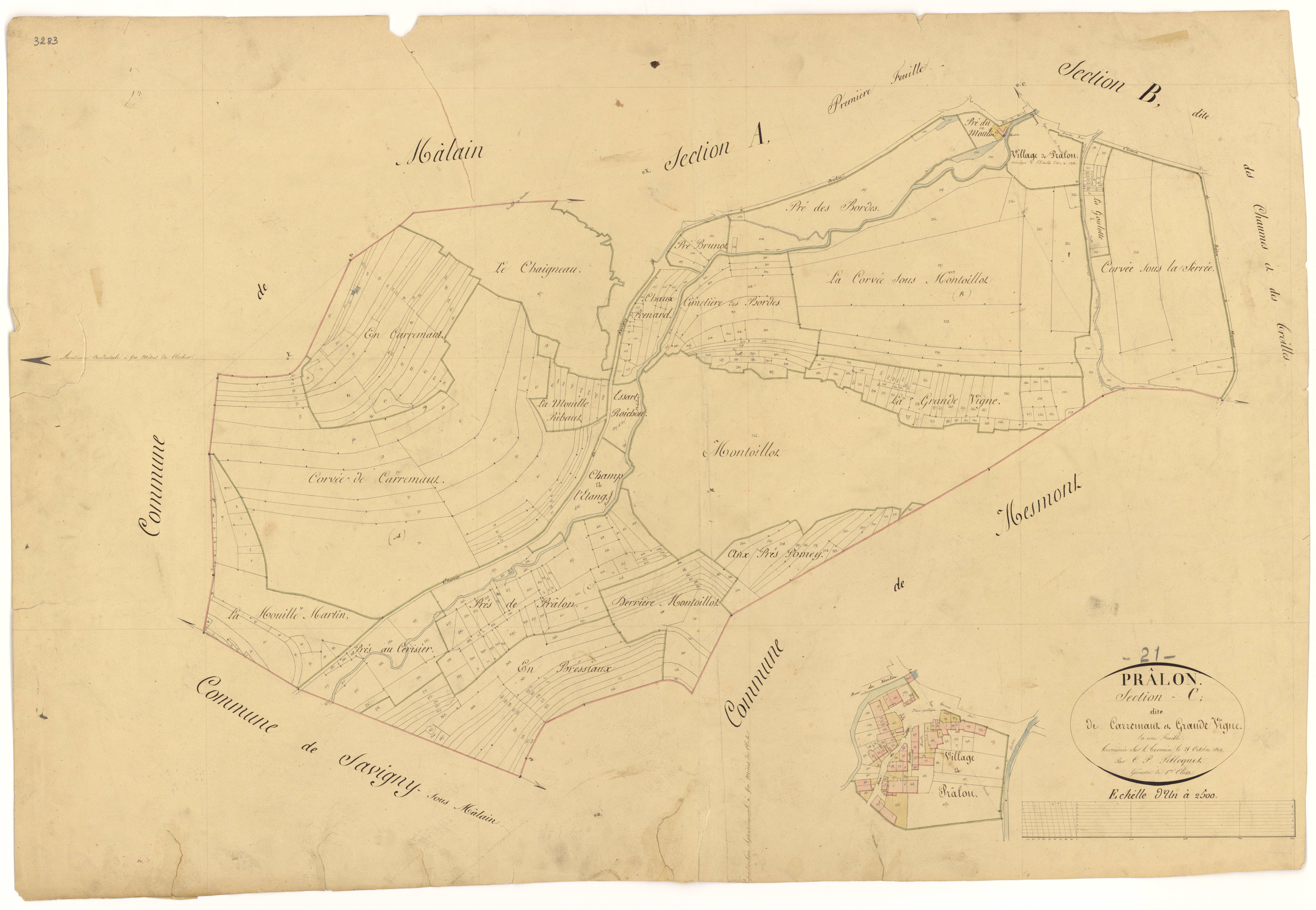 Prâlon - Section C - 3 P PLAN 504/5