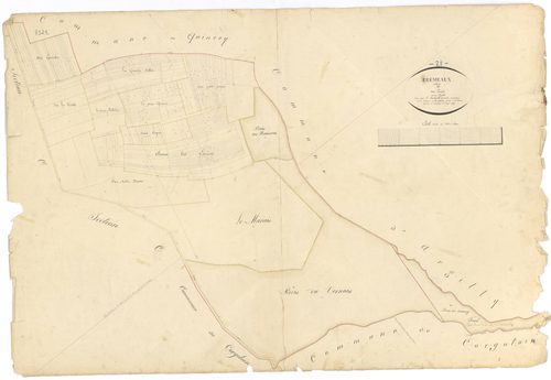 Prémeaux-Prissey - Section D - 3 P PLAN 506/6