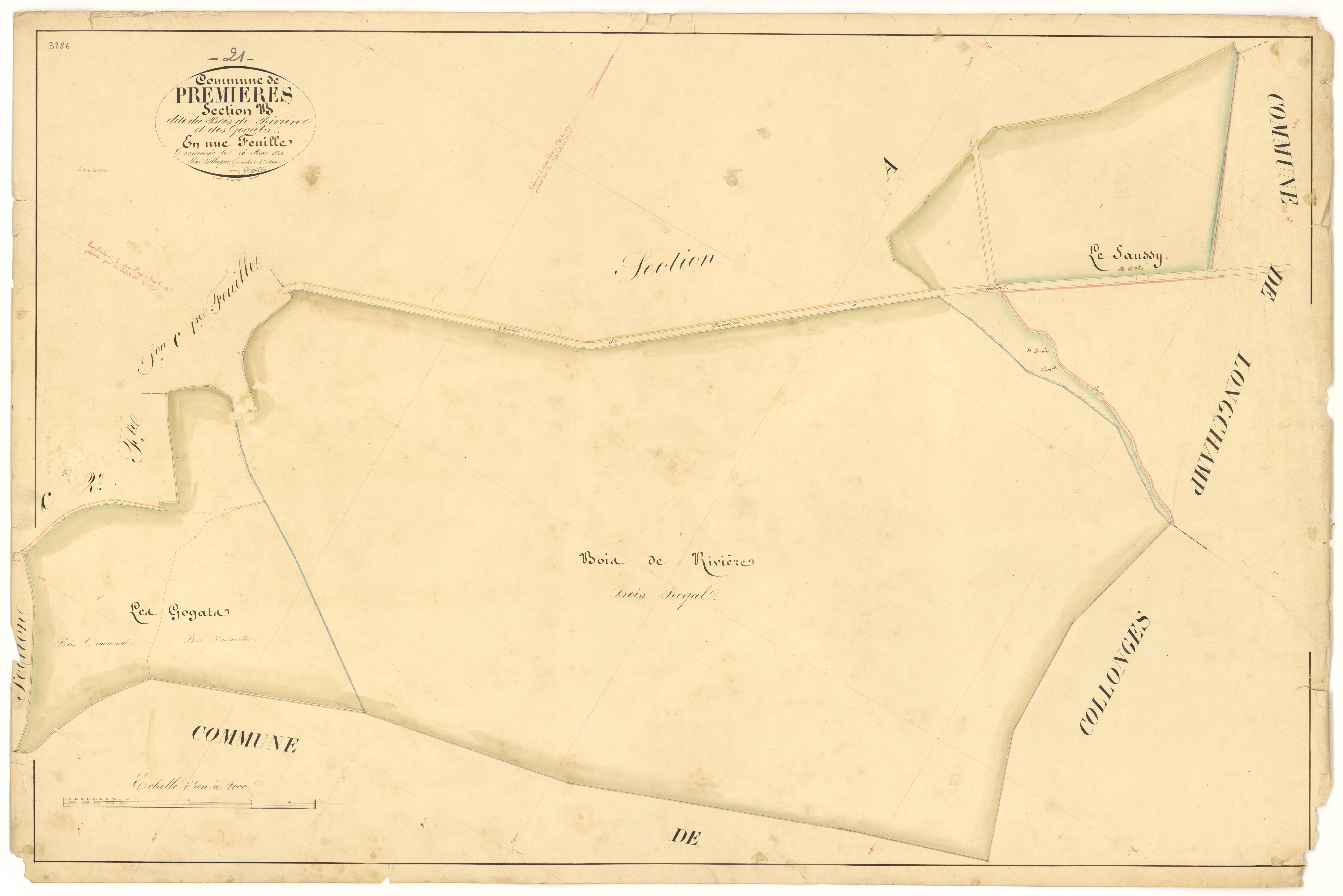 Premières - Section B - 3 P PLAN 507/3