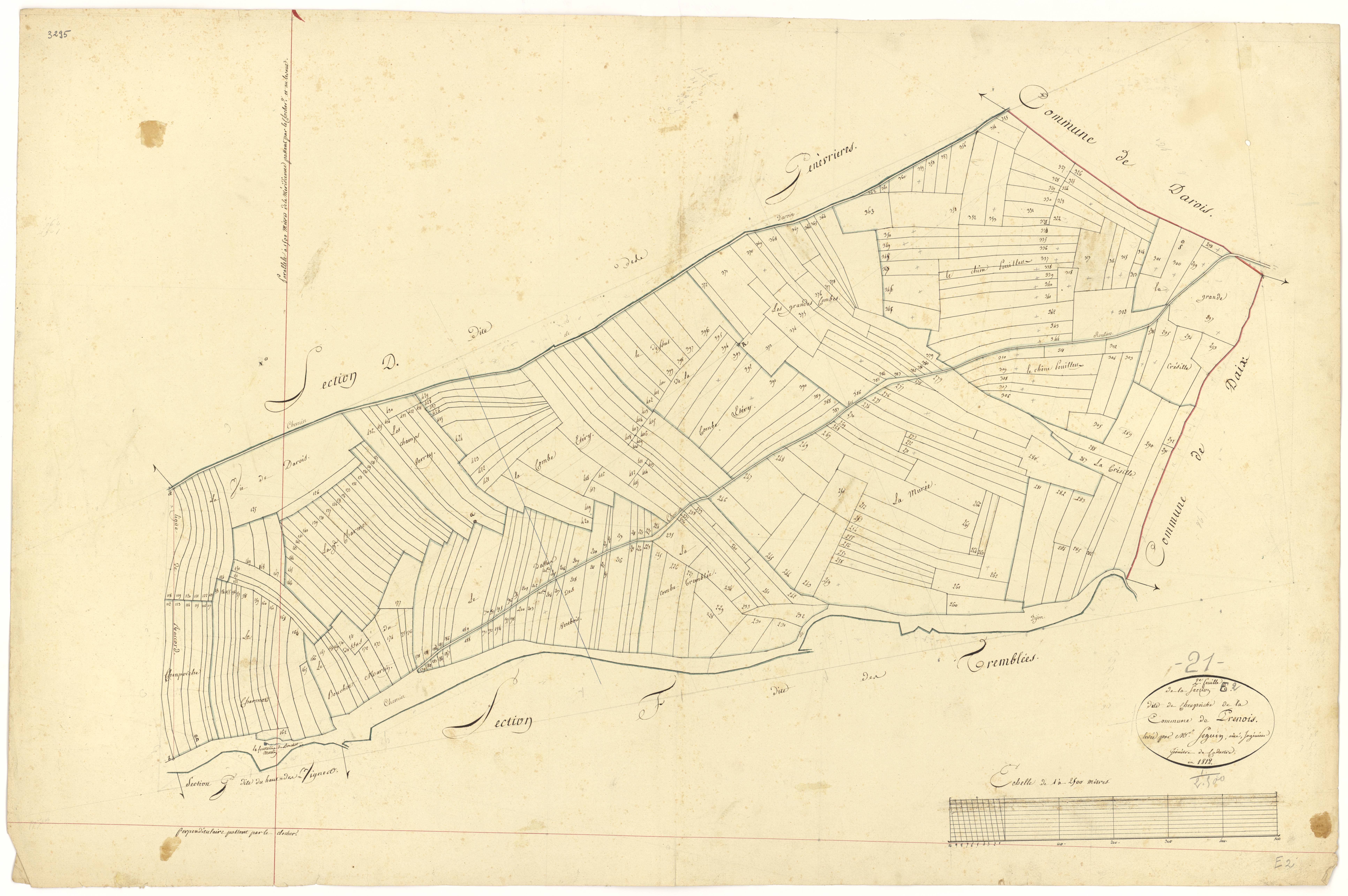 Prenois - Section E2 - 3 P PLAN 508/7