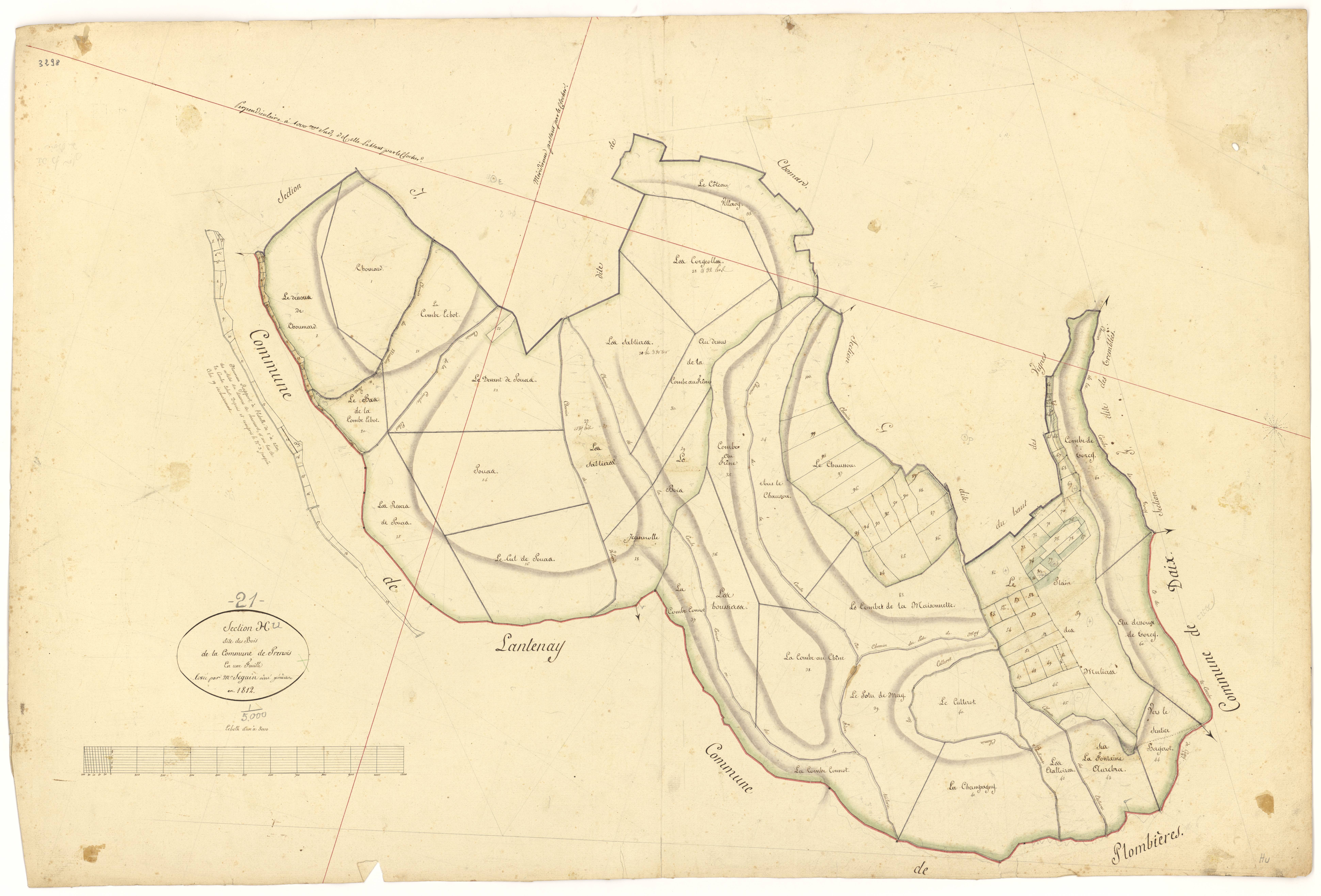 Prenois - Section H - 3 P PLAN 508/10
