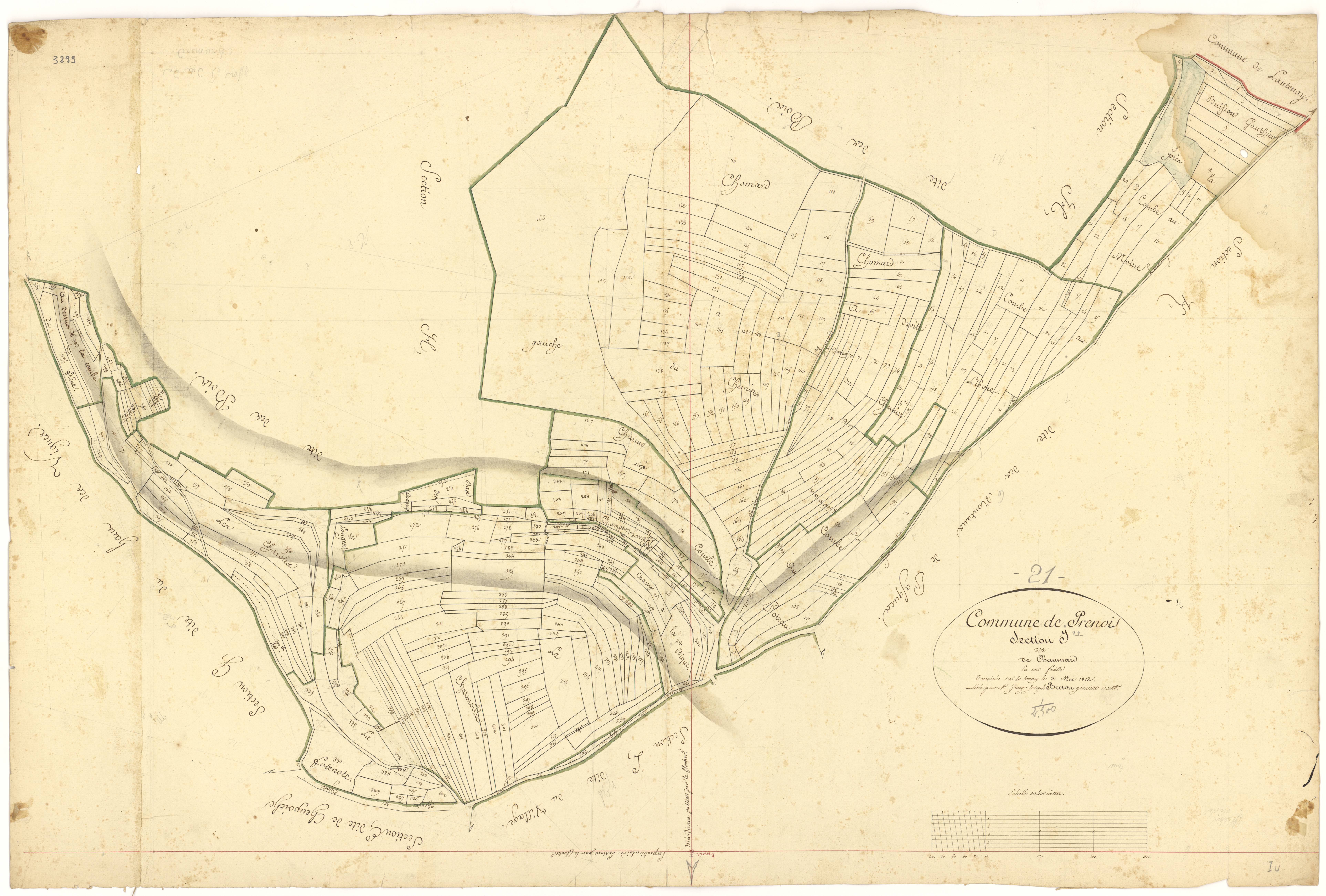 Prenois - Section J - 3 P PLAN 508/11