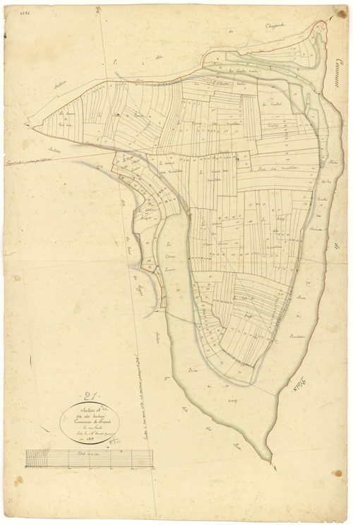 Prenois - Section F - 3 P PLAN 508/8