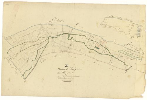 Prusly-sur-Ource - Section B - 3 P PLAN 510/3