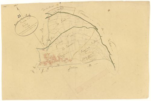 Prusly-sur-Ource - Section C - 3 P PLAN 510/4