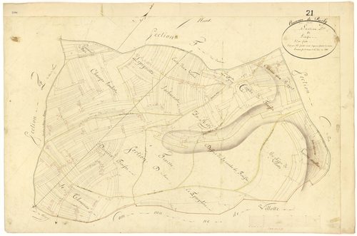 Prusly-sur-Ource - Section D - 3 P PLAN 510/5