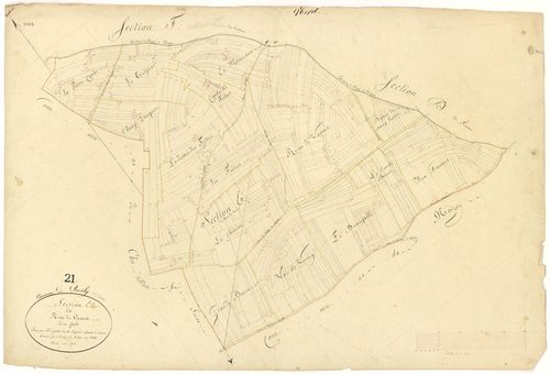 Prusly-sur-Ource - Section E - 3 P PLAN 510/6