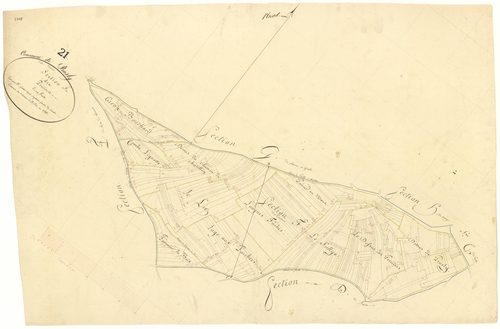 Prusly-sur-Ource - Section F - 3 P PLAN 510/7