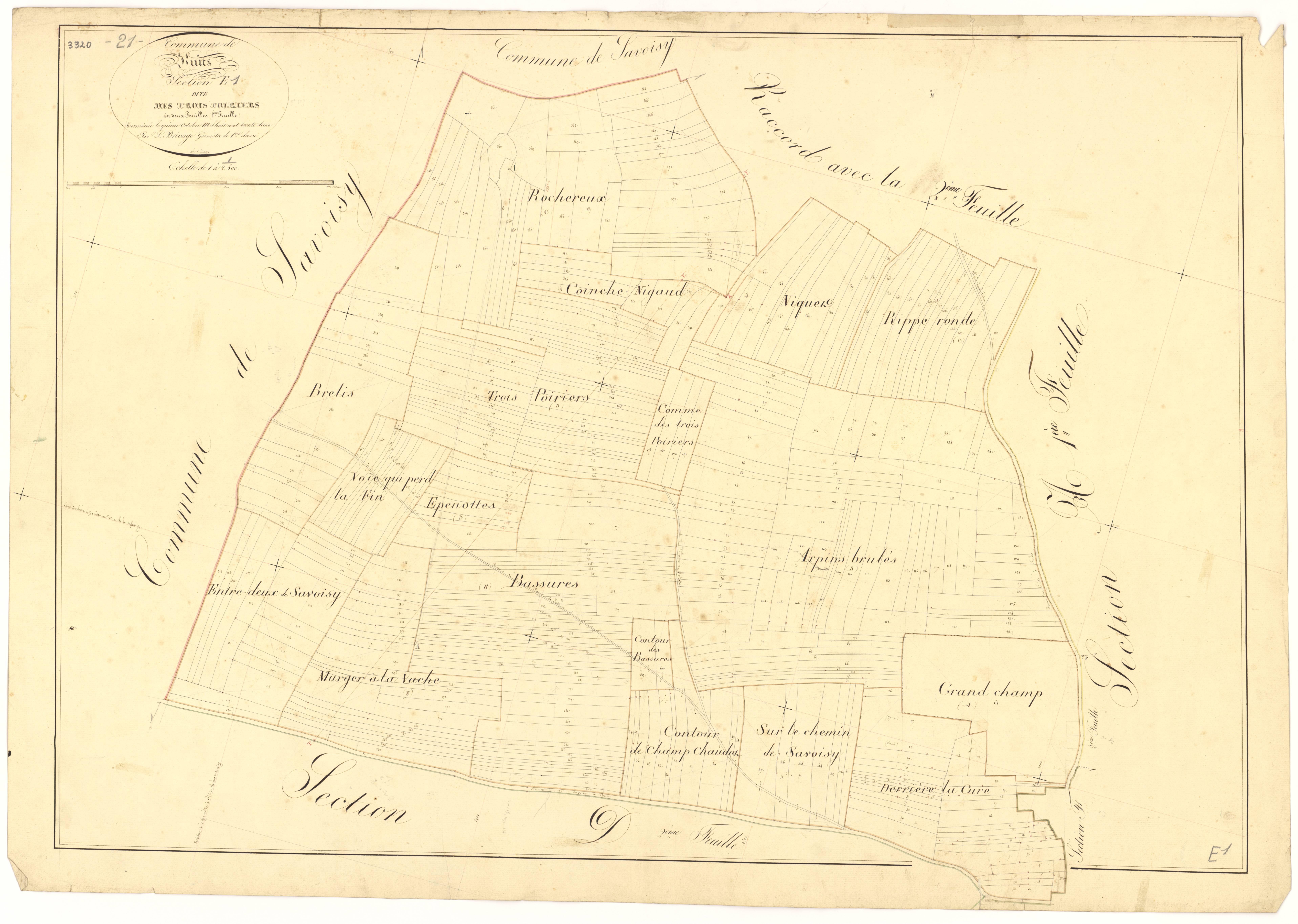 Puits - Section E1 - 3 P PLAN 511/9