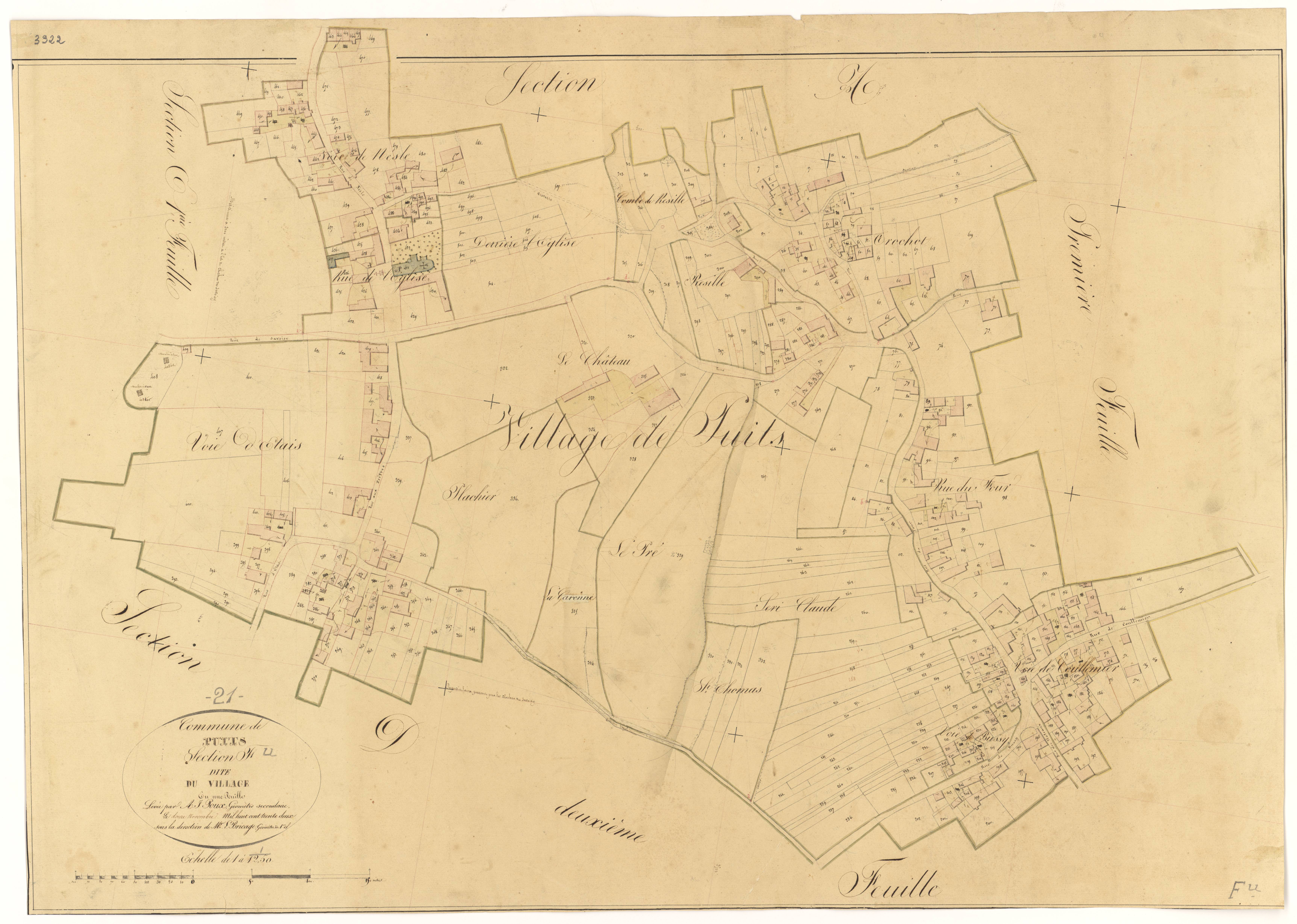 Puits - Section F - 3 P PLAN 511/11
