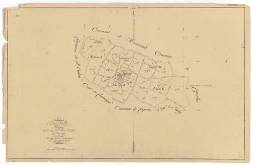 Puligny-Montrachet - Tableau d'assemblage - 3 P PLAN 512/1