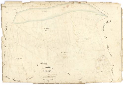 Puligny-Montrachet - Section A1 - 3 P PLAN 512/3