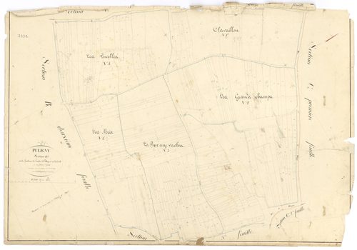 Puligny-Montrachet - Section B1 - 3 P PLAN 512/7