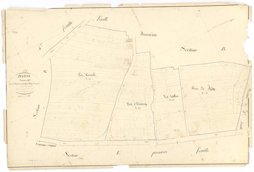 Puligny-Montrachet - Section B4 - 3 P PLAN 512/10