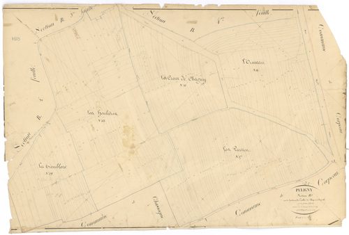 Puligny-Montrachet - Section B5 - 3 P PLAN 512/11