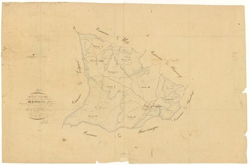 Quemigny-Poisot - Tableau d'assemblage - 3 P PLAN 513/1
