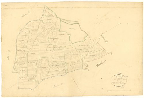 Quemigny-Poisot - Section B - 3 P PLAN 513/5