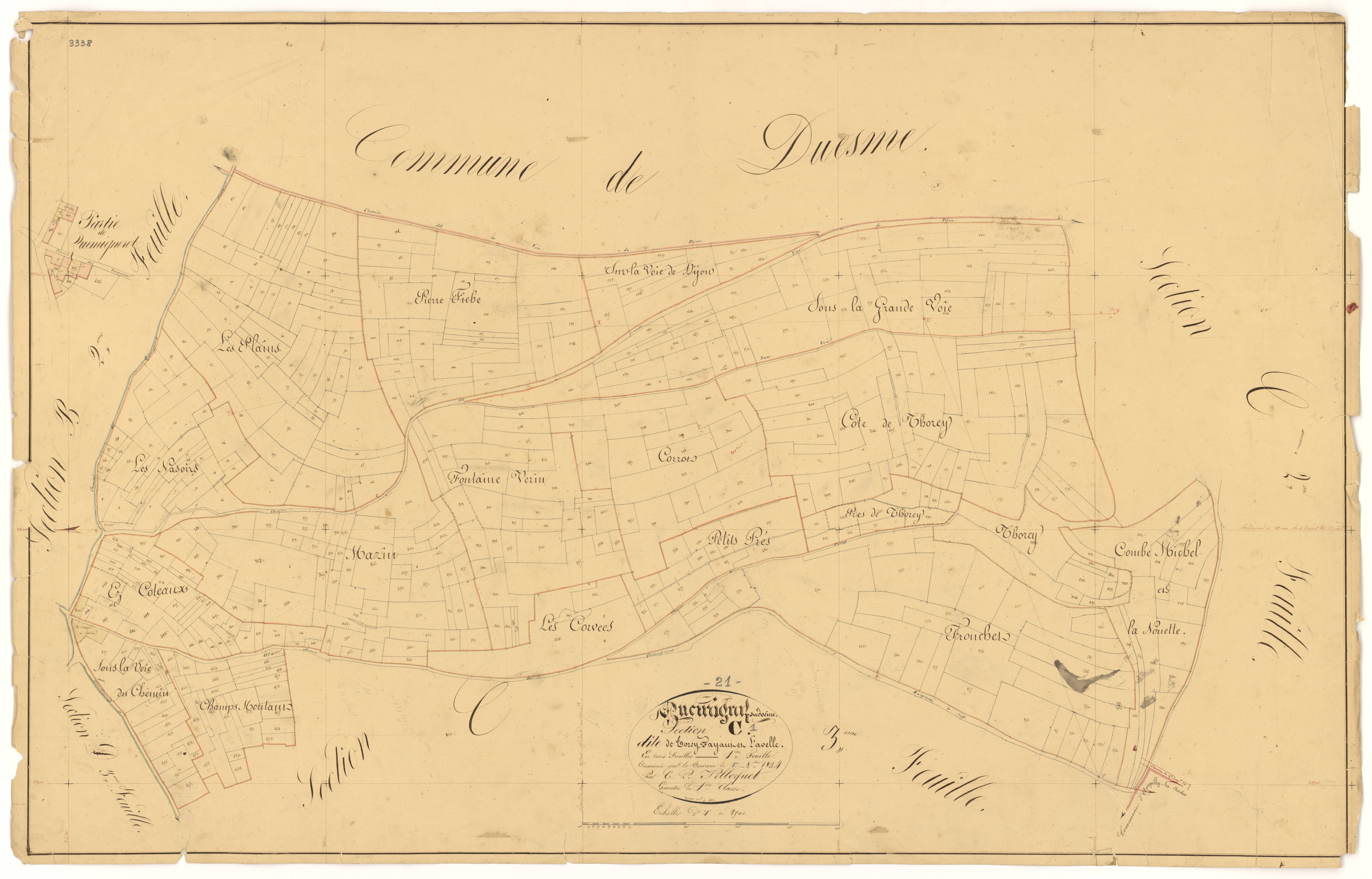 Quemigny-sur-Seine - Section C1 - 3 P PLAN 514/6