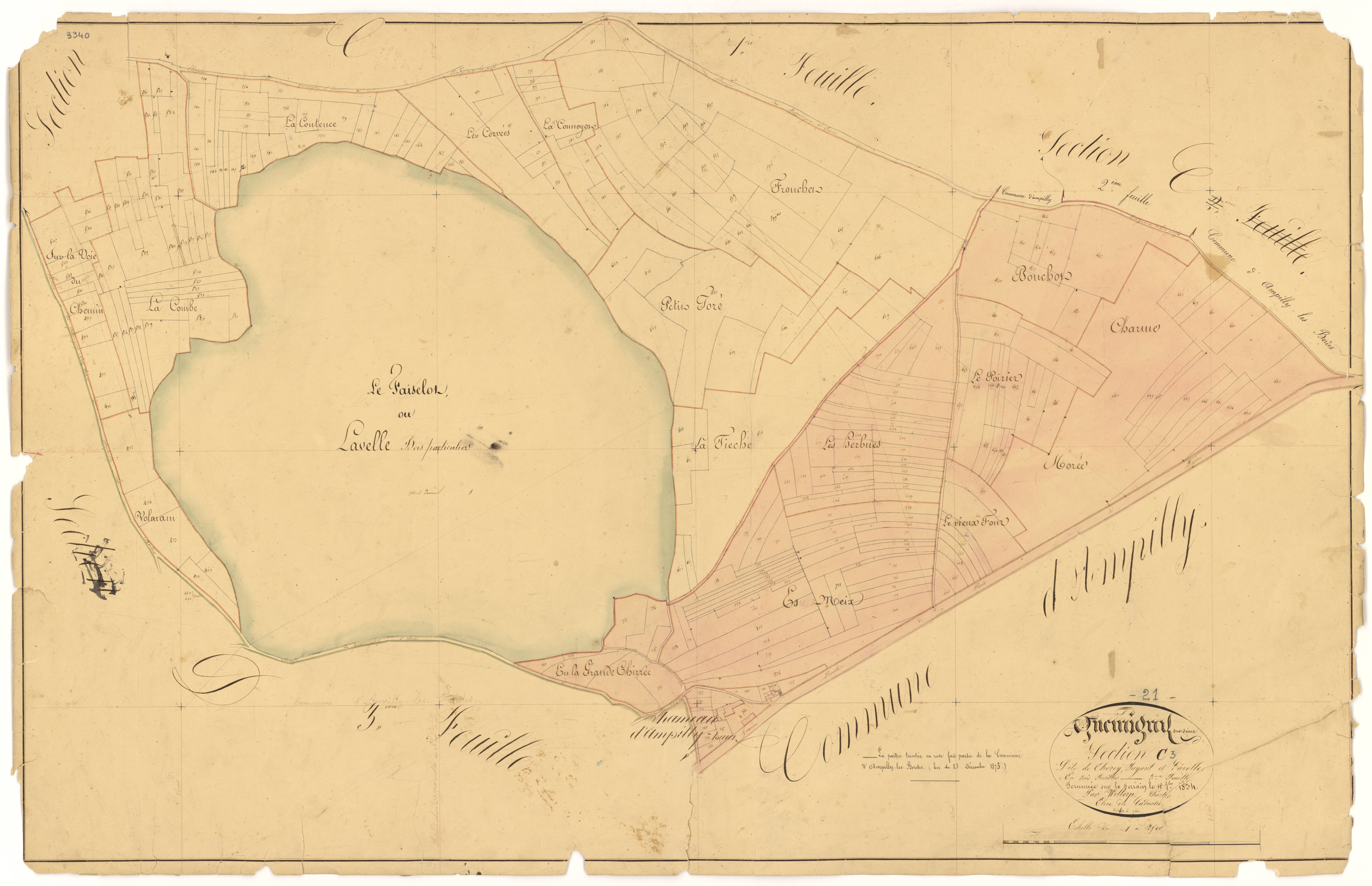 Quemigny-sur-Seine - Section C3 - 3 P PLAN 514/8
