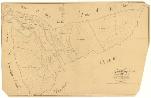 Quemigny-sur-Seine - Section B1 - 3 P PLAN 514/4