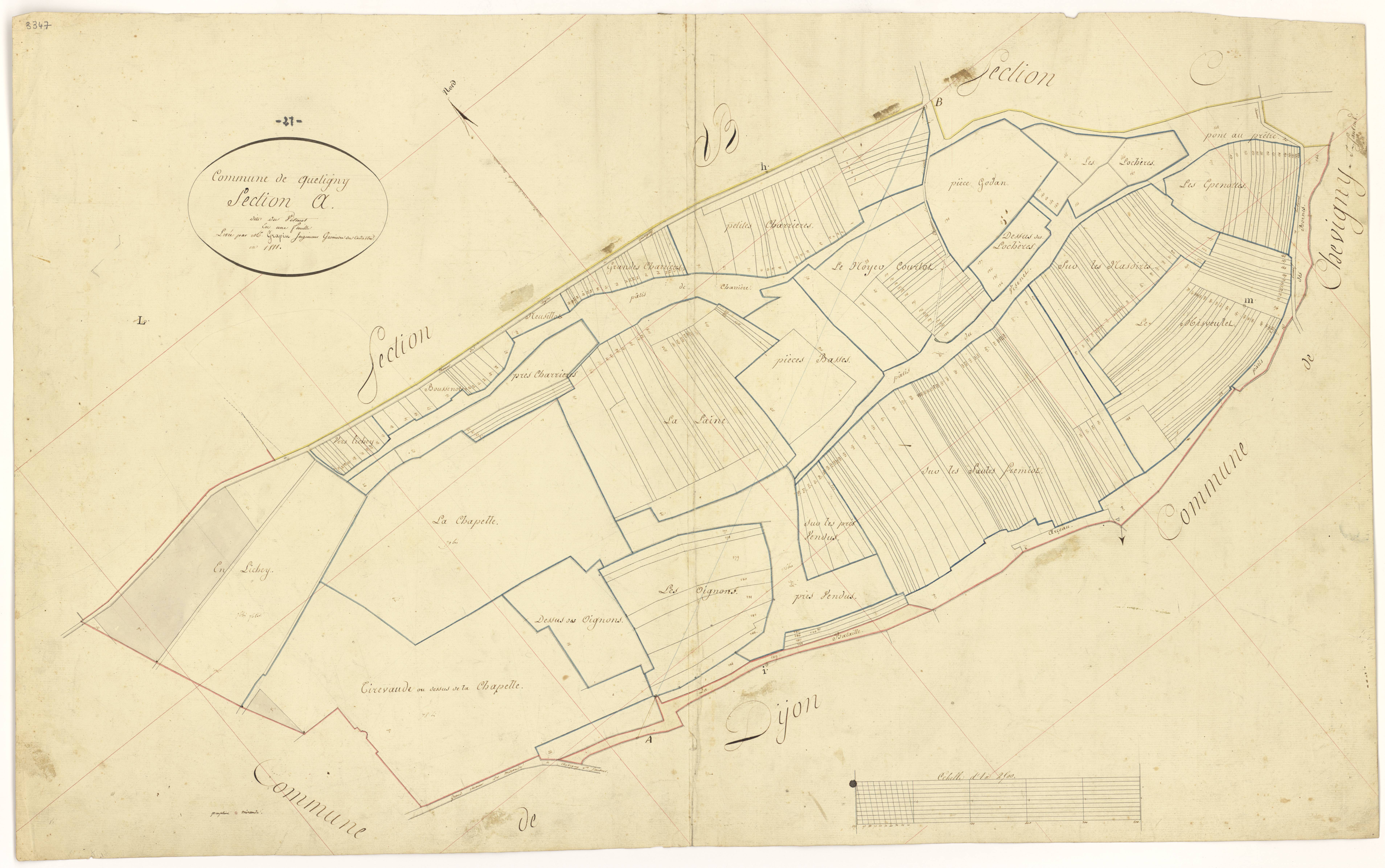 Quetigny - Section A - 3 P PLAN 515/2