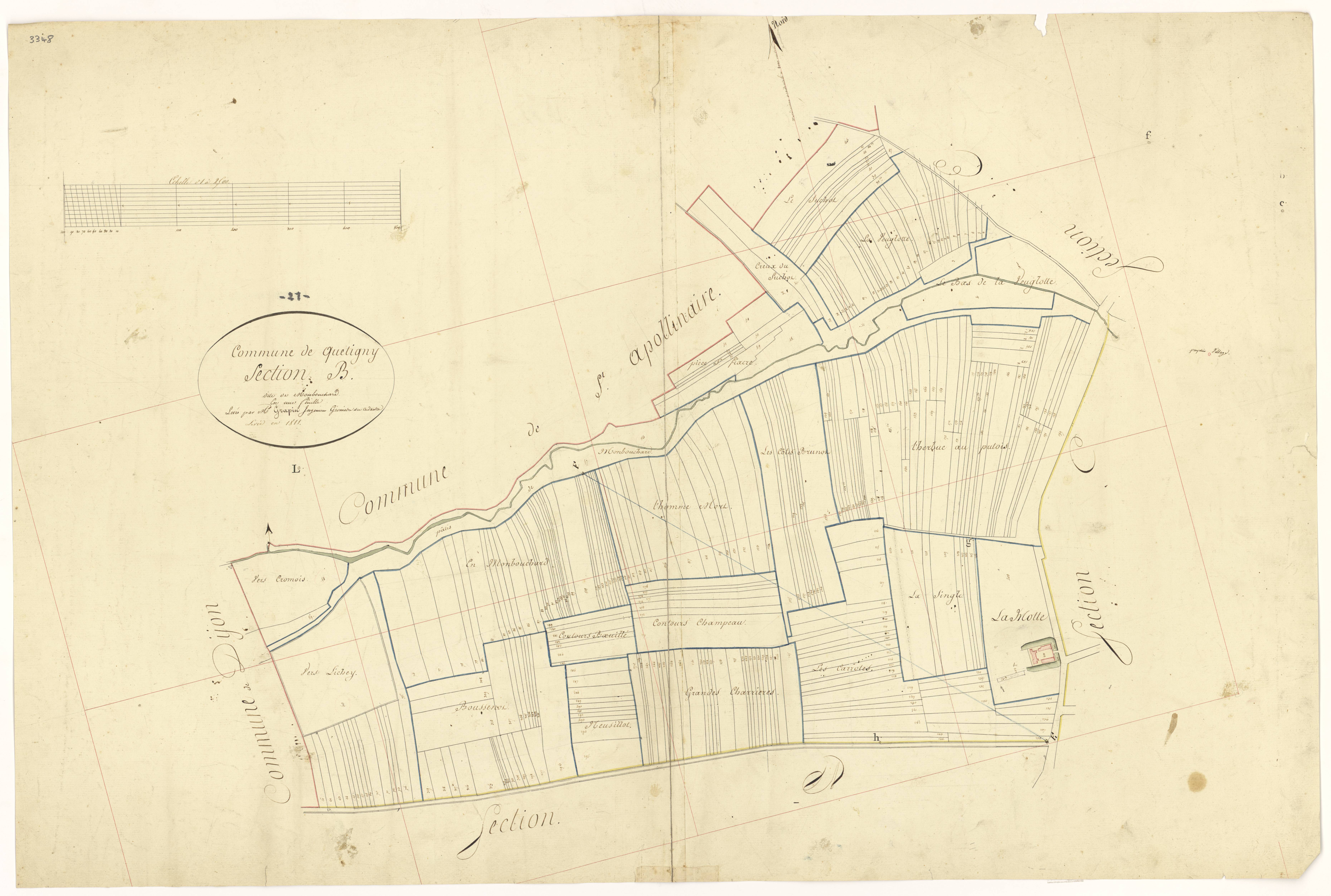 Quetigny - Section B - 3 P PLAN 515/3