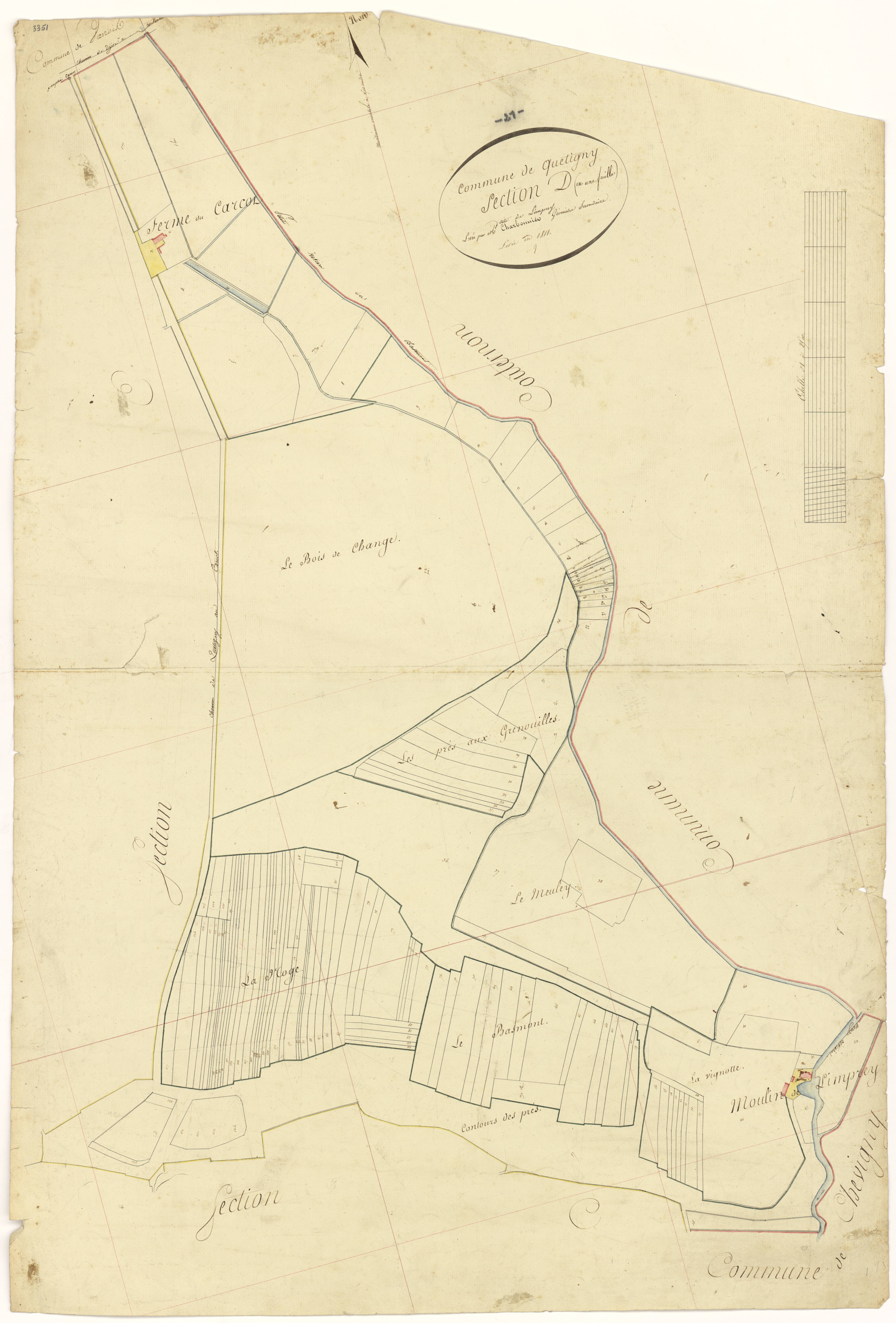 Quetigny - Section D - 3 P PLAN 515/6
