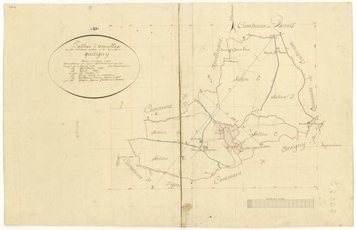 Quetigny - Tableau d'assemblage - 3 P PLAN 515/1