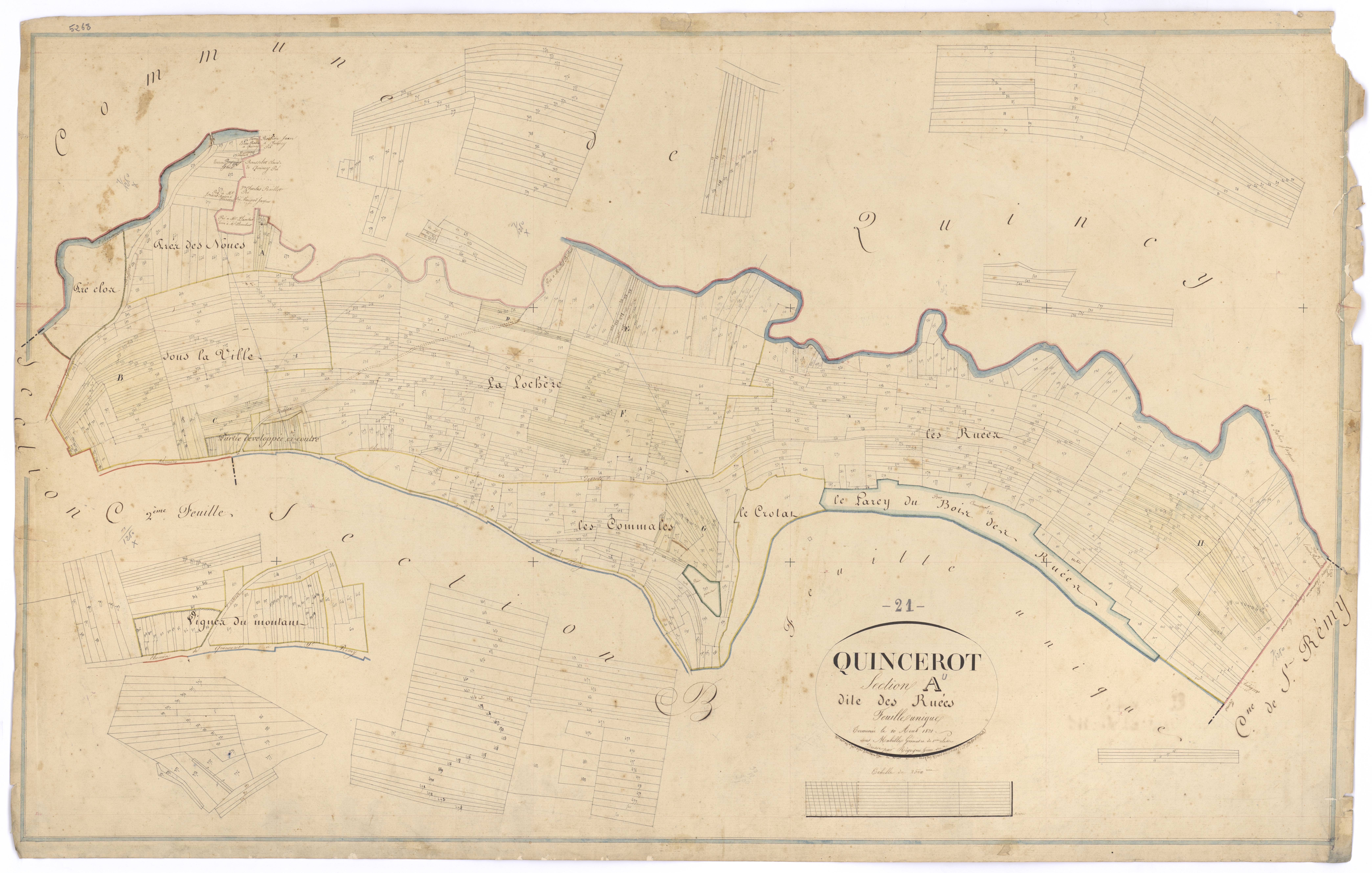 Quincerot - Section A - 3 P PLAN 516/2