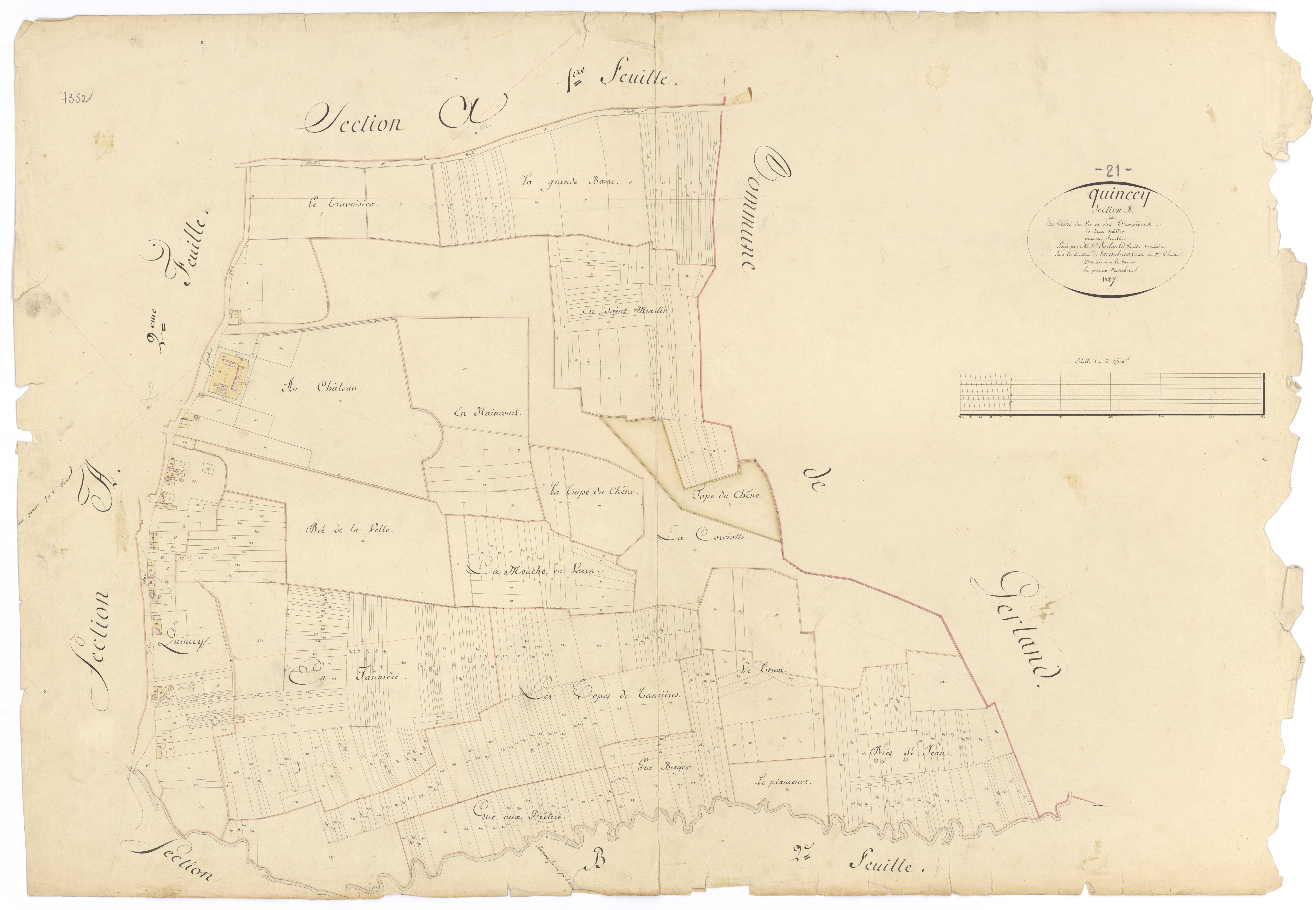 Quincey - Section B1 - 3 P PLAN 517/4