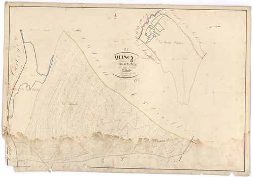 Quincy-le-Vicomte - Section G1 - 3 P PLAN 518/22