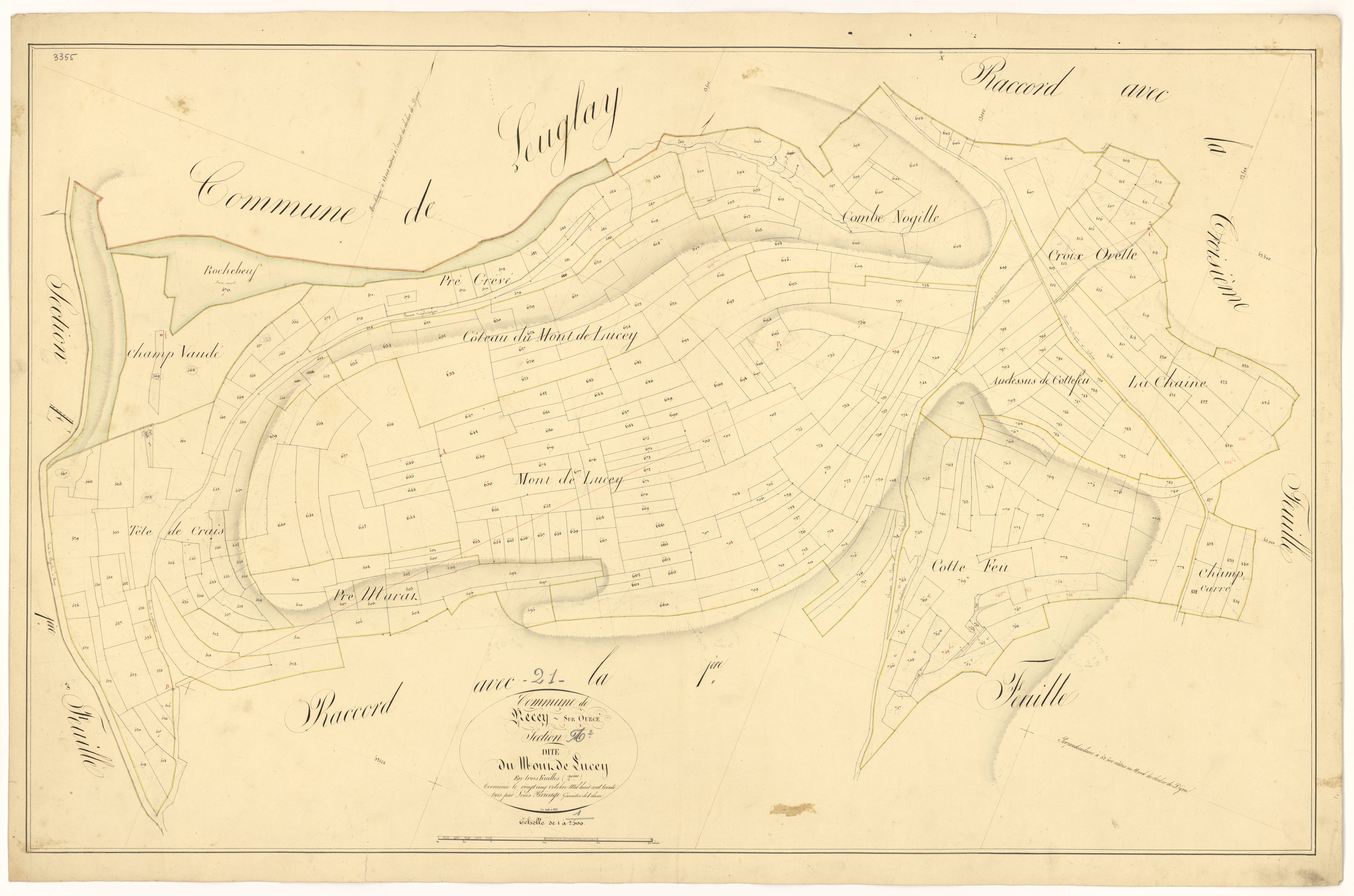 Recey-sur-Ource - Section A2 - 3 P PLAN 519/3