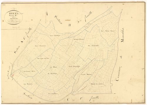 Recey-sur-Ource - Section B3 - 3 P PLAN 519/7