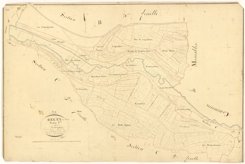 Recey-sur-Ource - Section C1 - 3 P PLAN 519/8