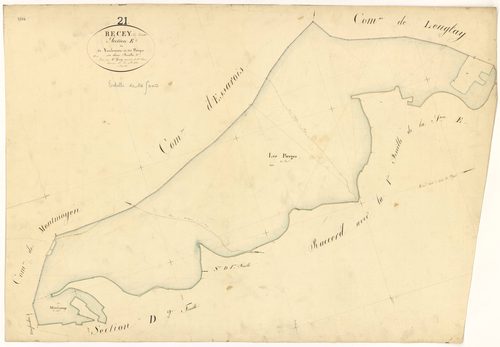 Recey-sur-Ource - Section E2 - 3 P PLAN 519/14
