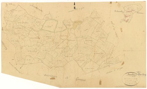 Remilly-en-Montagne - Section D2 - 3 P PLAN 520/9
