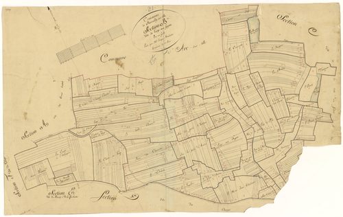 Remilly-sur-Tille - Section B - 3 P PLAN 521/3