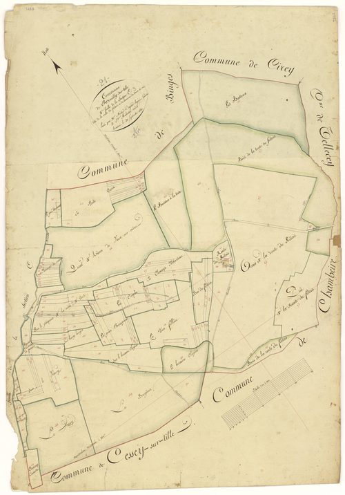 Remilly-sur-Tille - Section C3 - 3 P PLAN 521/6