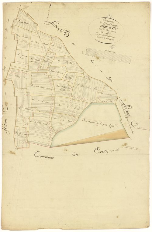Remilly-sur-Tille - Section D - 3 P PLAN 521/7