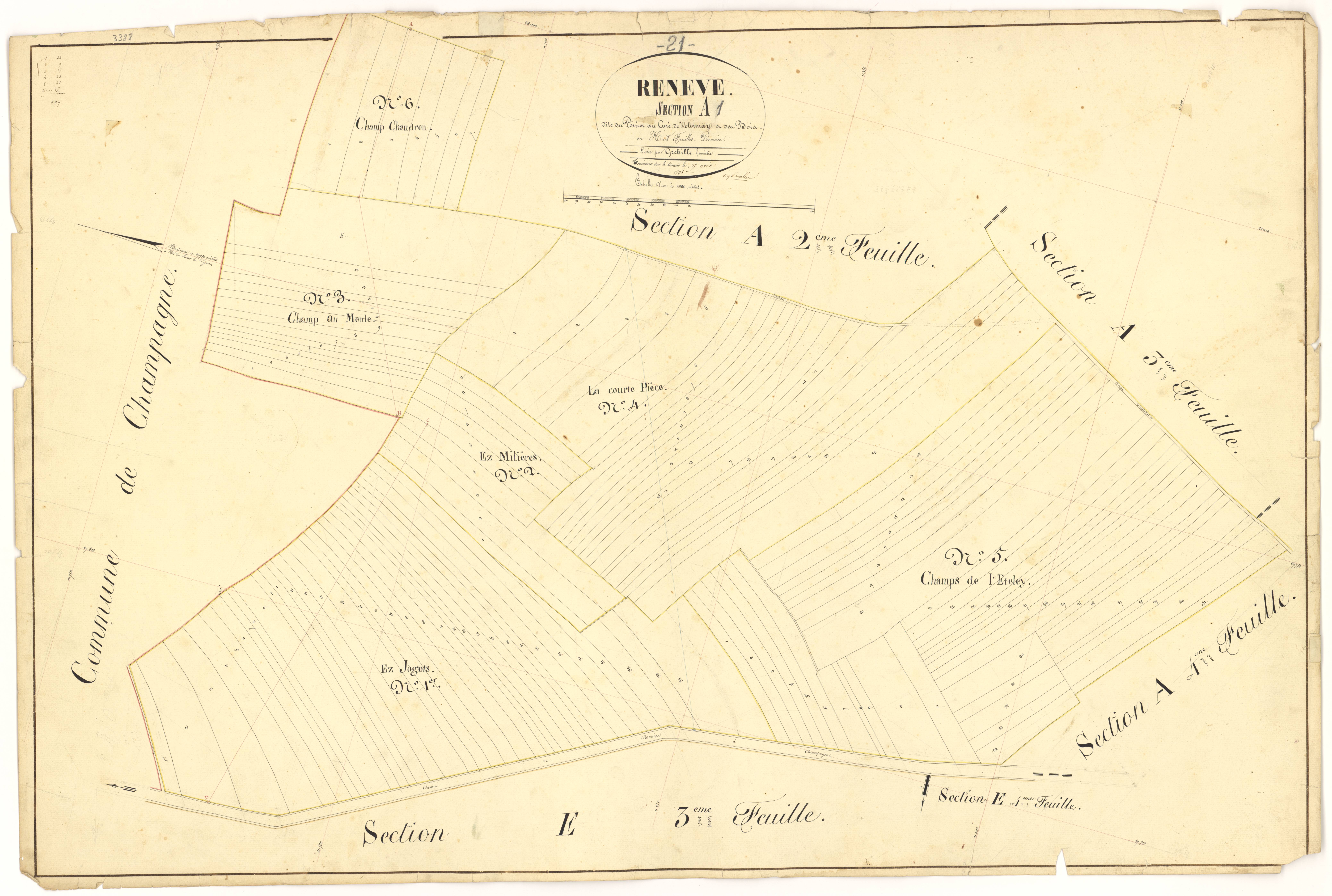 Renève - Section A1 - 3 P PLAN 522/3