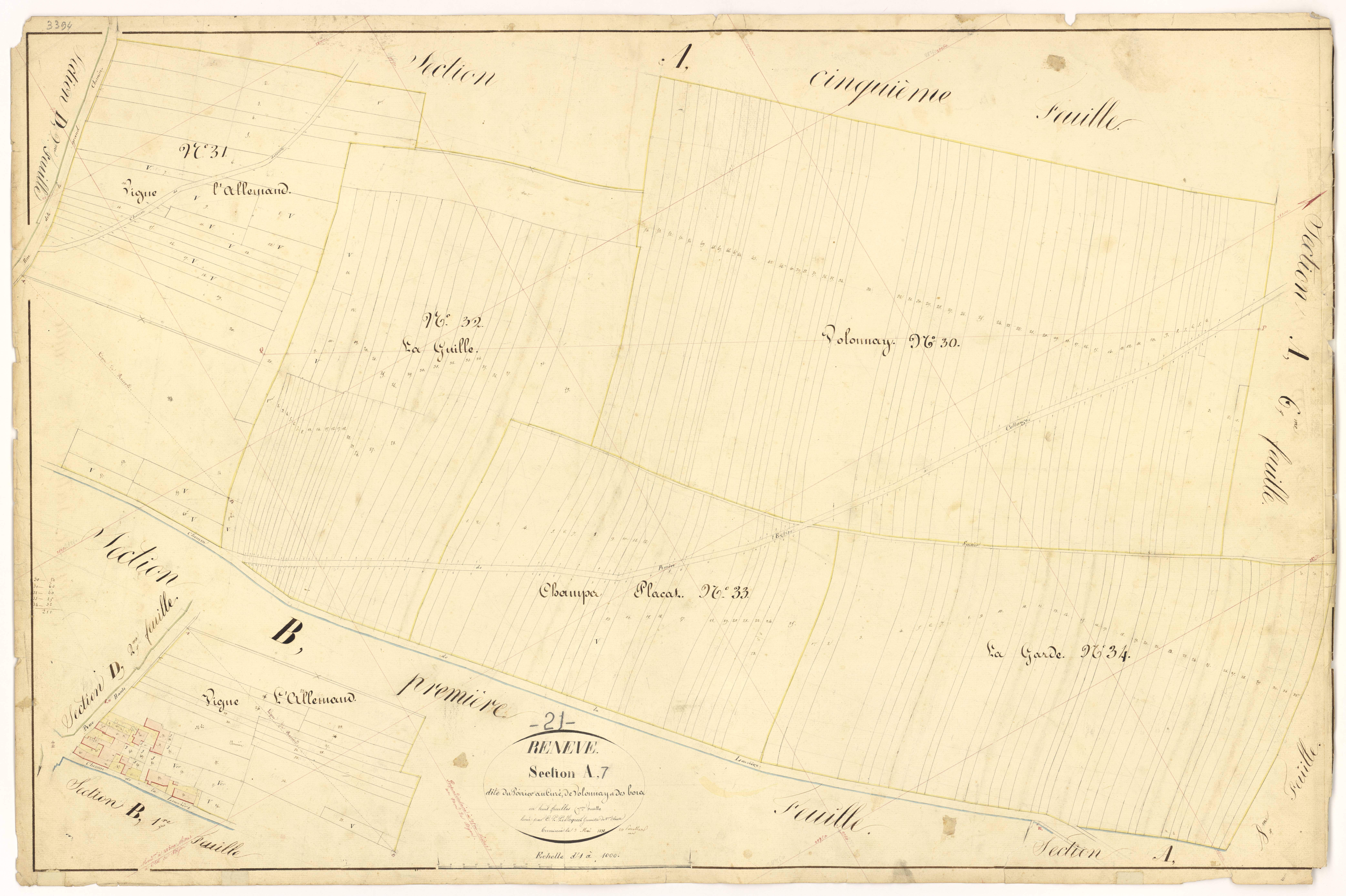 Renève - Section A7 - 3 P PLAN 522/9