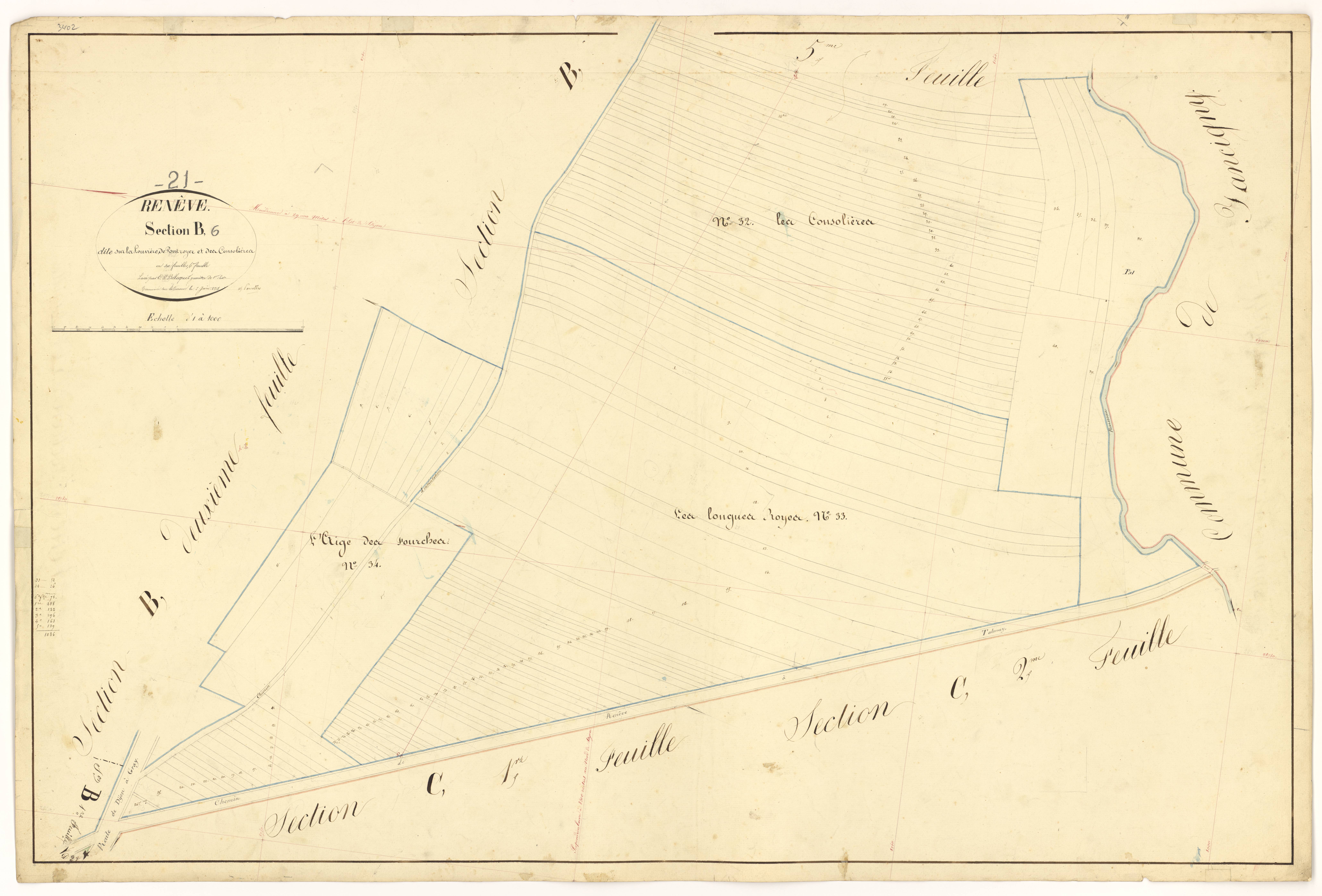 Renève - Section B6 - 3 P PLAN 522/17