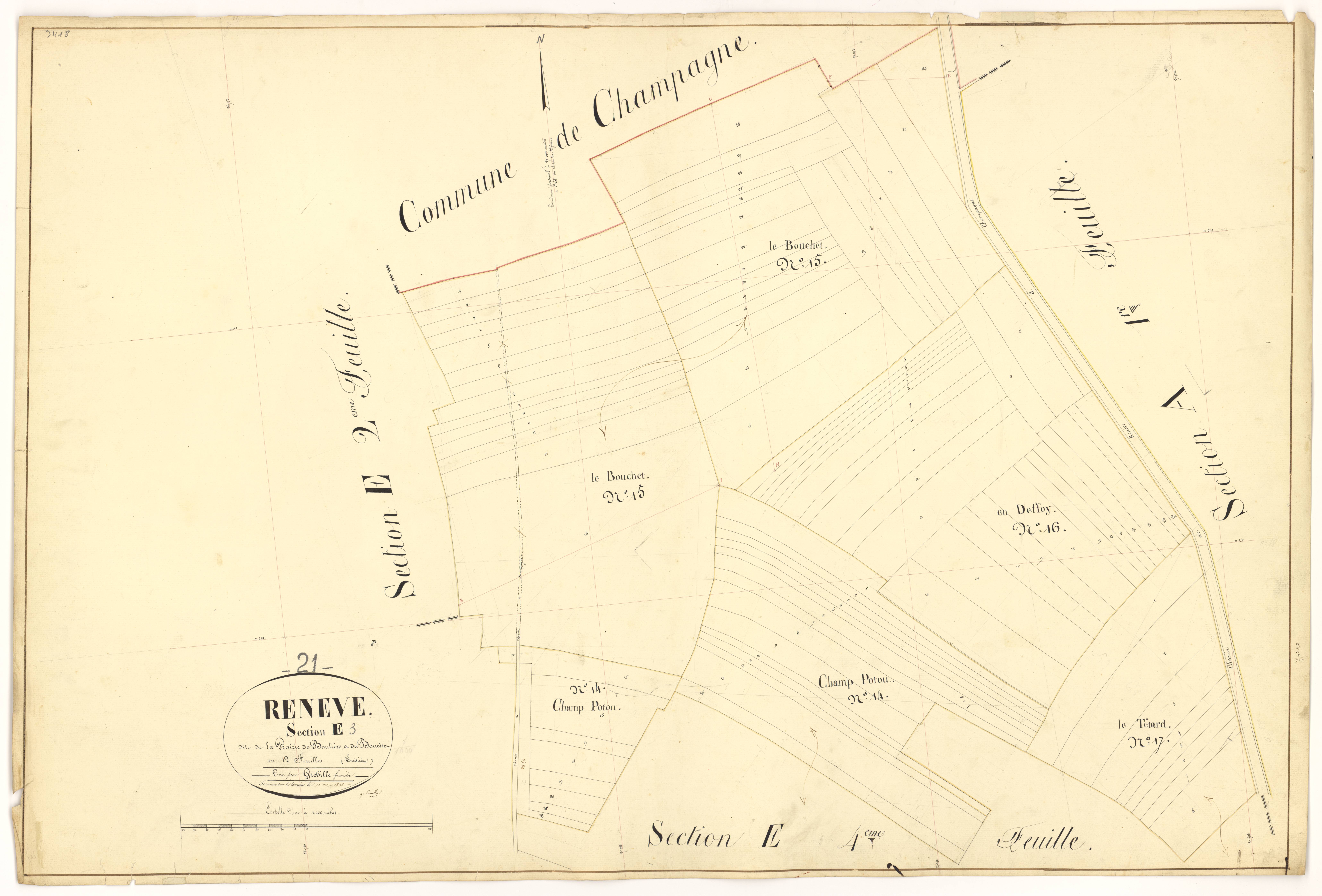 Renève - Section E3 - 3 P PLAN 522/33