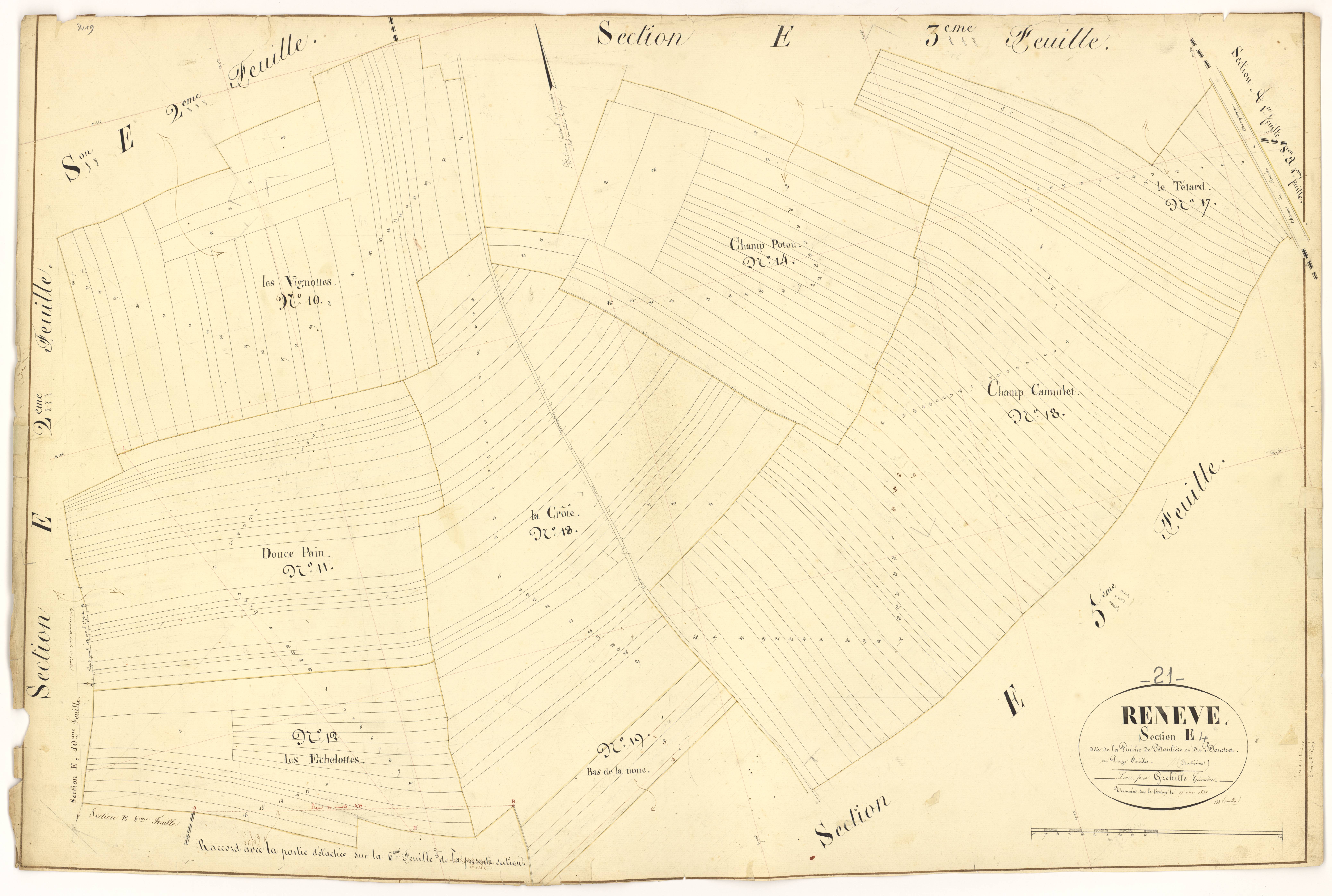 Renève - Section E4 - 3 P PLAN 522/34