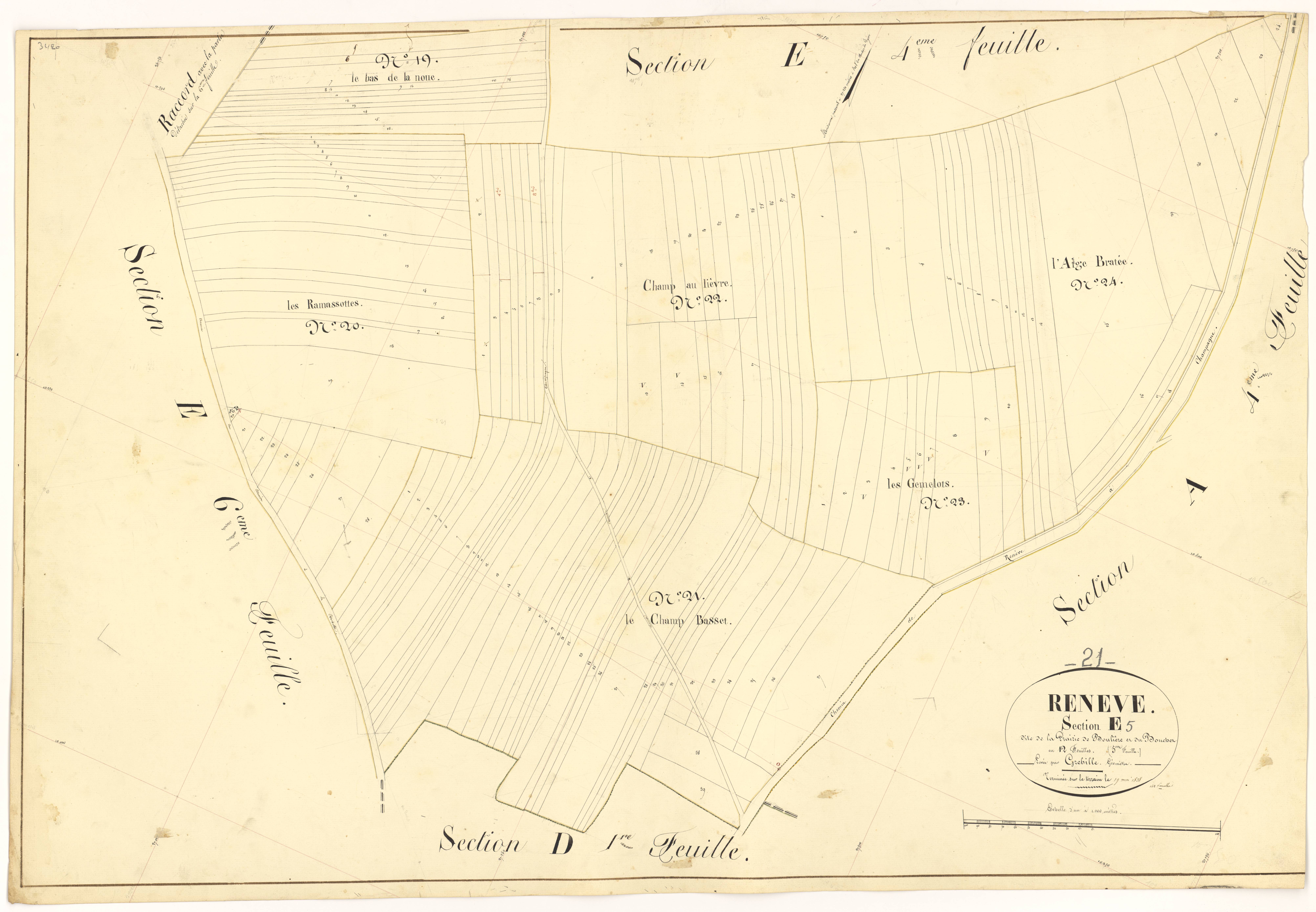 Renève - Section E5 - 3 P PLAN 522/35