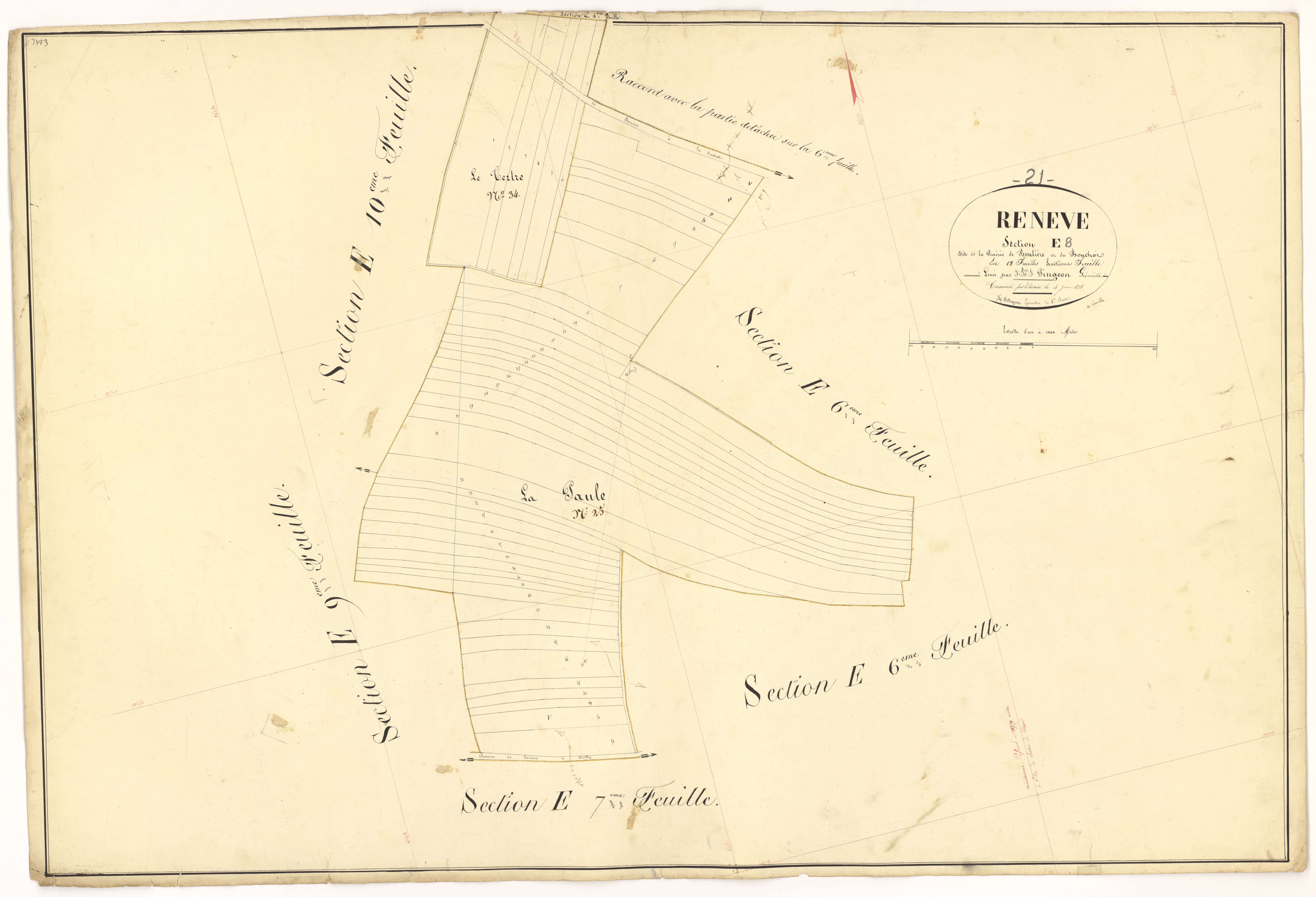 Renève - Section E8 - 3 P PLAN 522/38