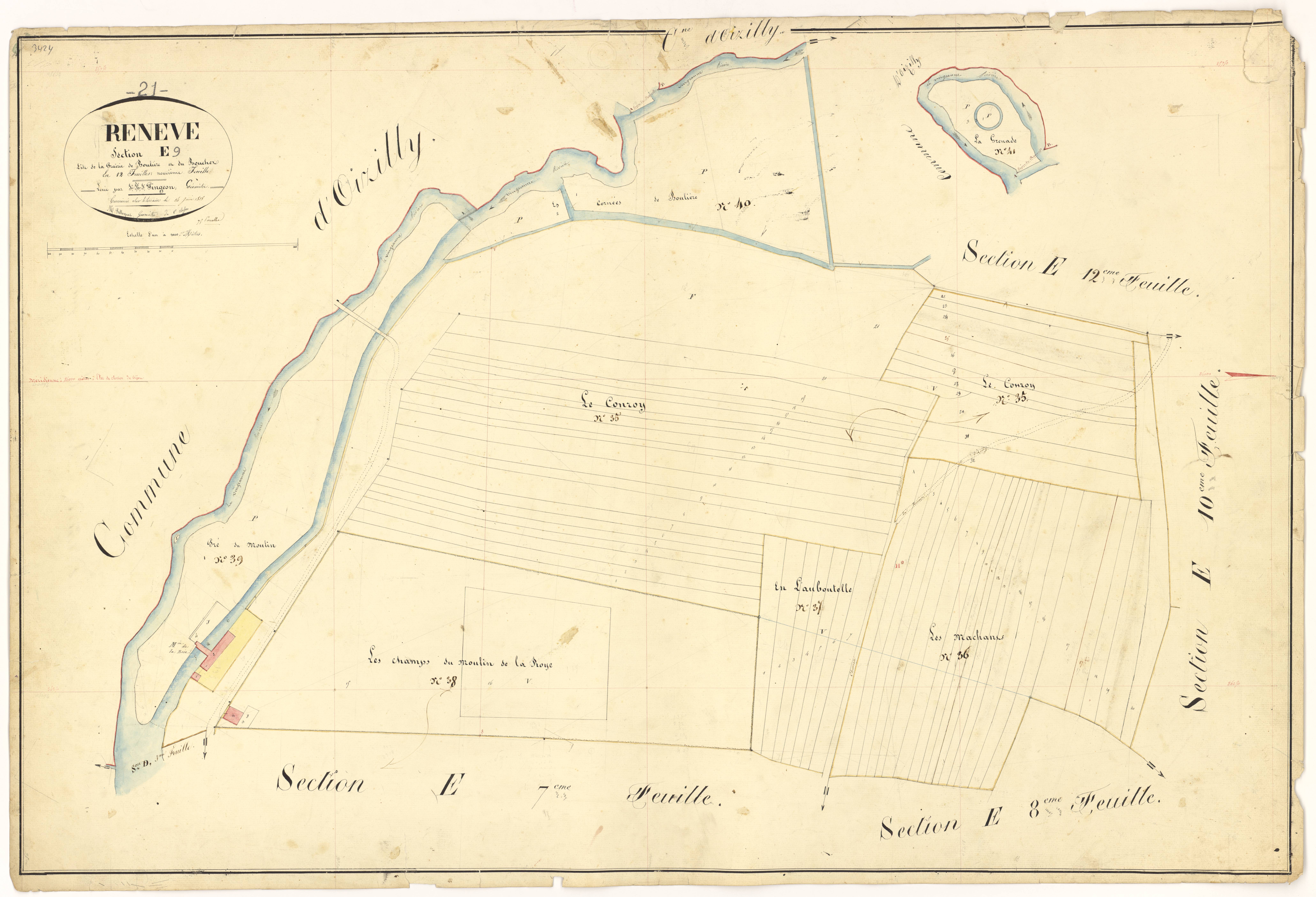 Renève - Section E9 - 3 P PLAN 522/39