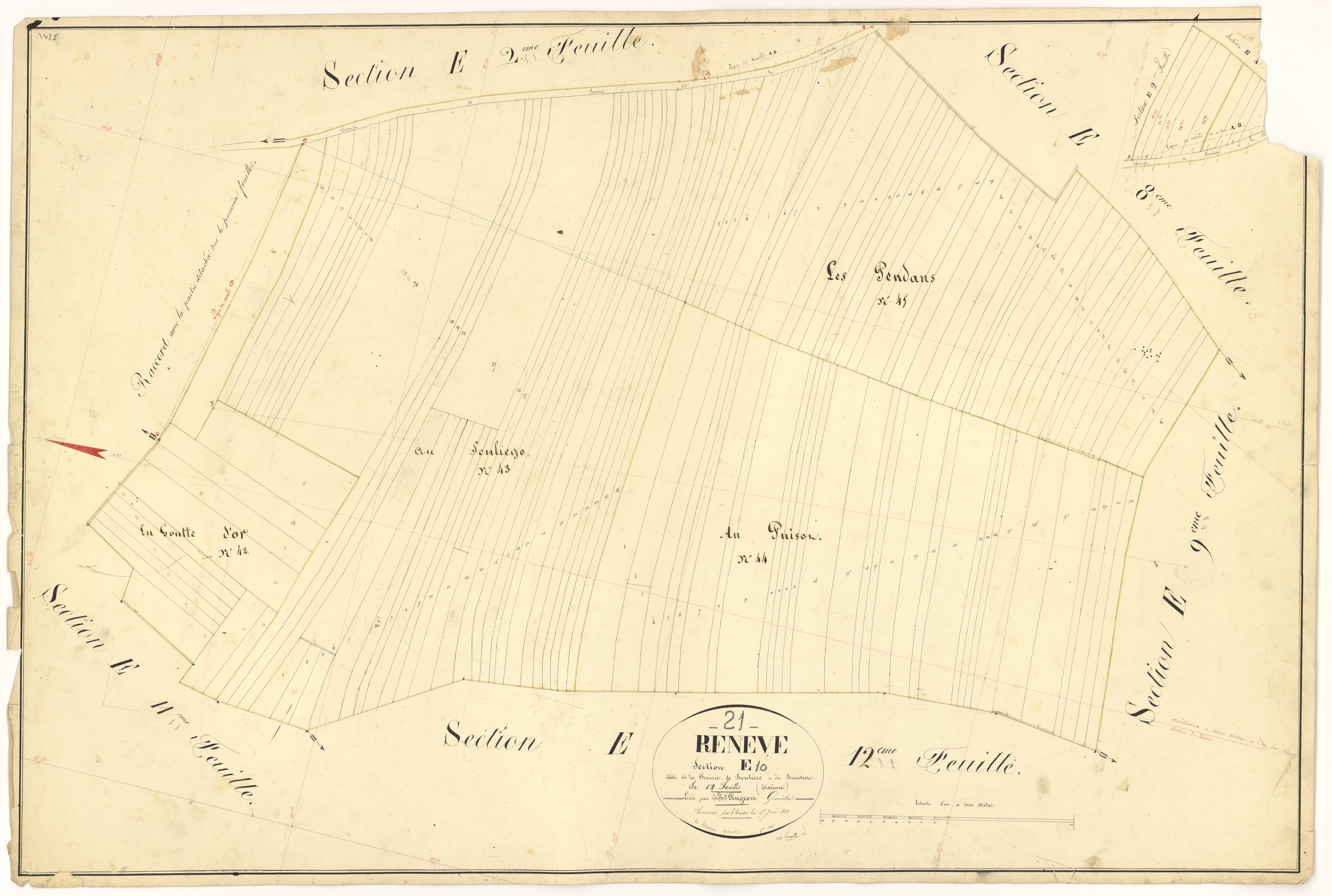Renève - Section E10 - 3 P PLAN 522/40