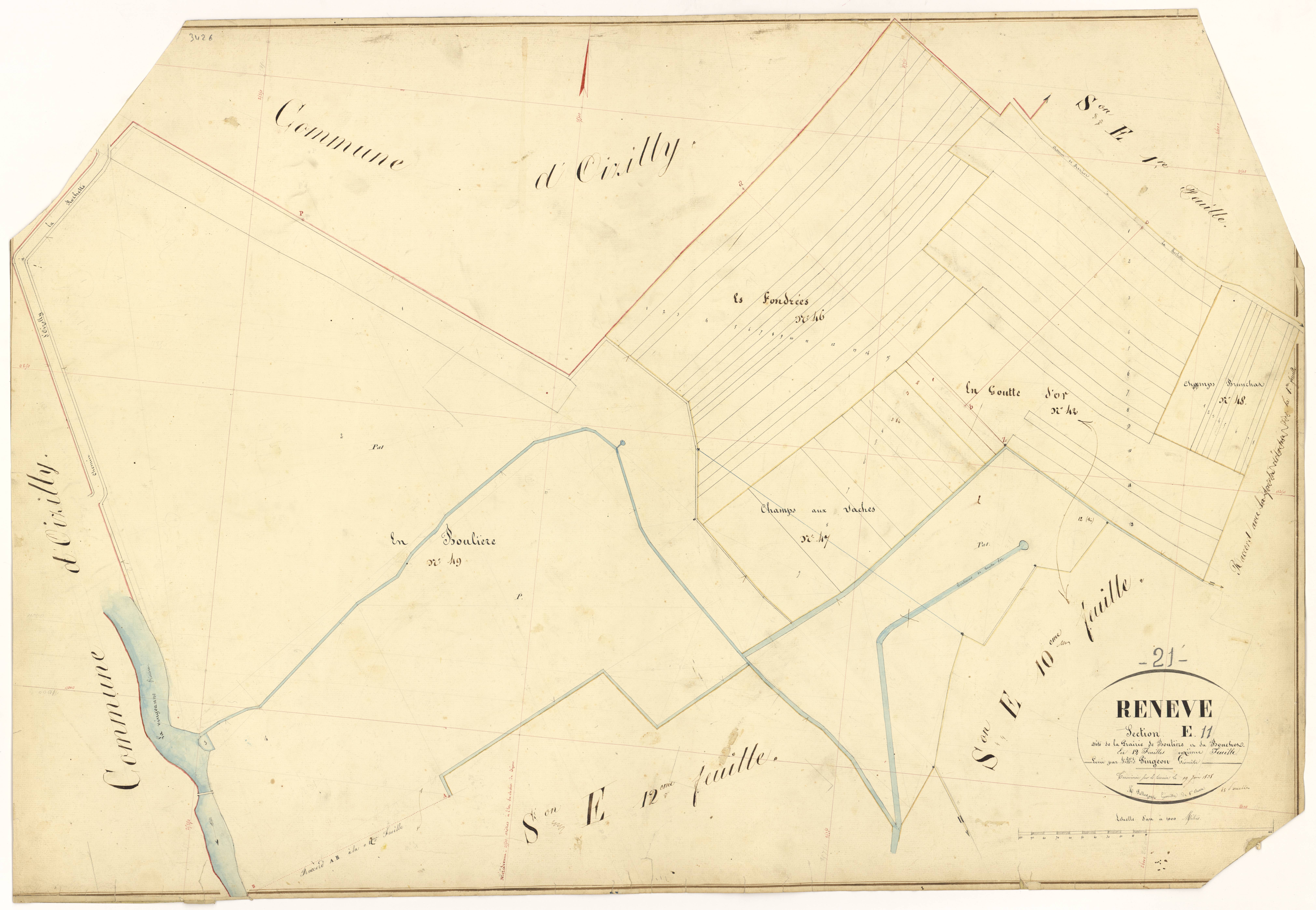 Renève - Section E11 - 3 P PLAN 522/41